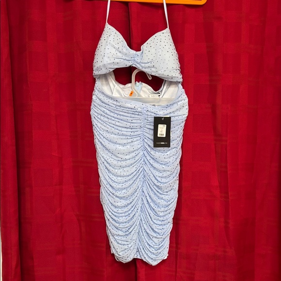 Fashion Nova Sky Blue Dress - Picture 7 of 7